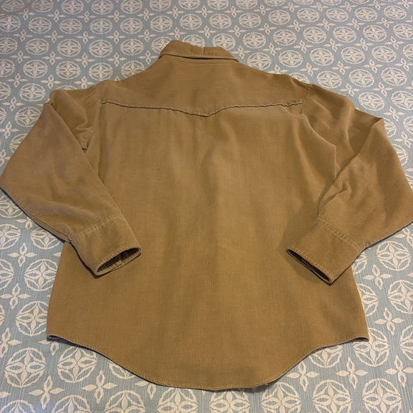 Vintage light brown corduroy shirt - Picture 4 of 11
